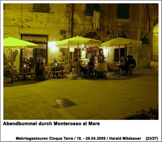 Abendbummel durch Monterosso al Mare
